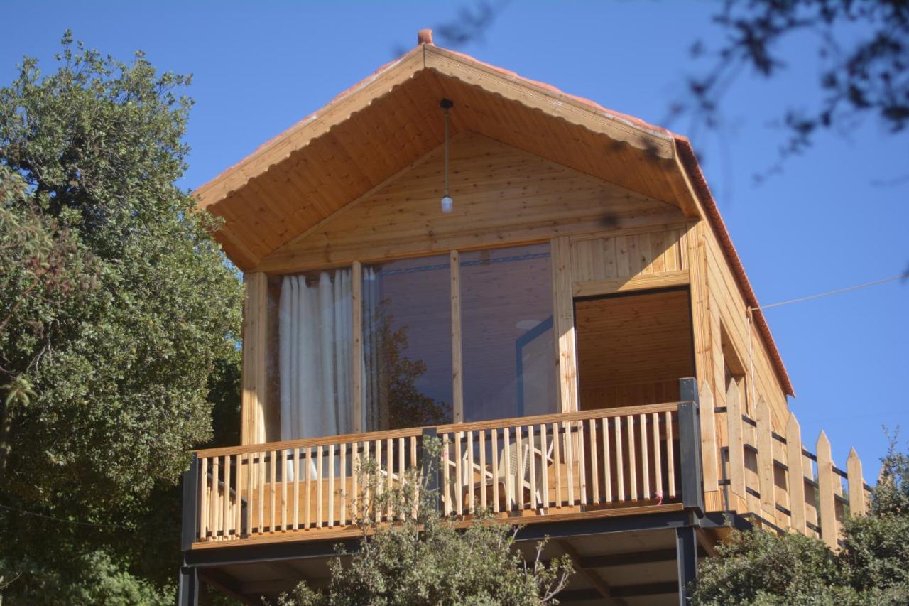 Ajloun Wooden Huts اكواخ عجلون الخشبية Live Amid Nature Umm al Manabi Exterior photo