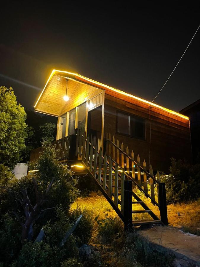 Ajloun Wooden Huts اكواخ عجلون الخشبية Live Amid Nature Umm al Manabi Exterior photo